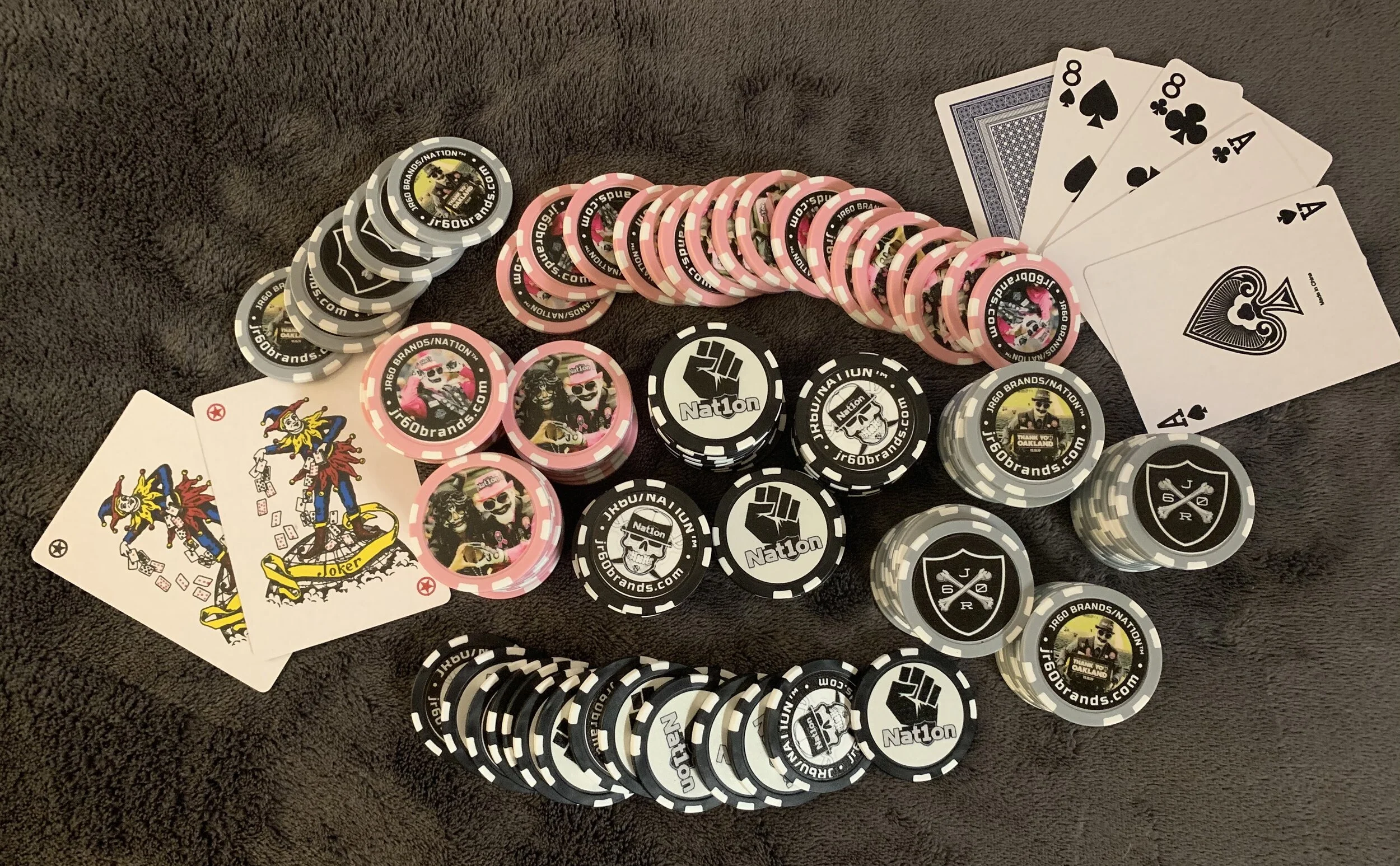 JR60 Brands/Nat1on™ Clay Composite Poker Chips