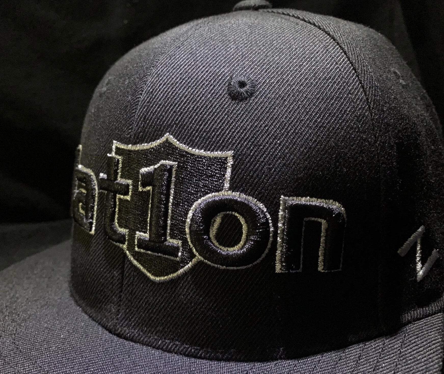 Black Label Nat1on® Fitted Hat
