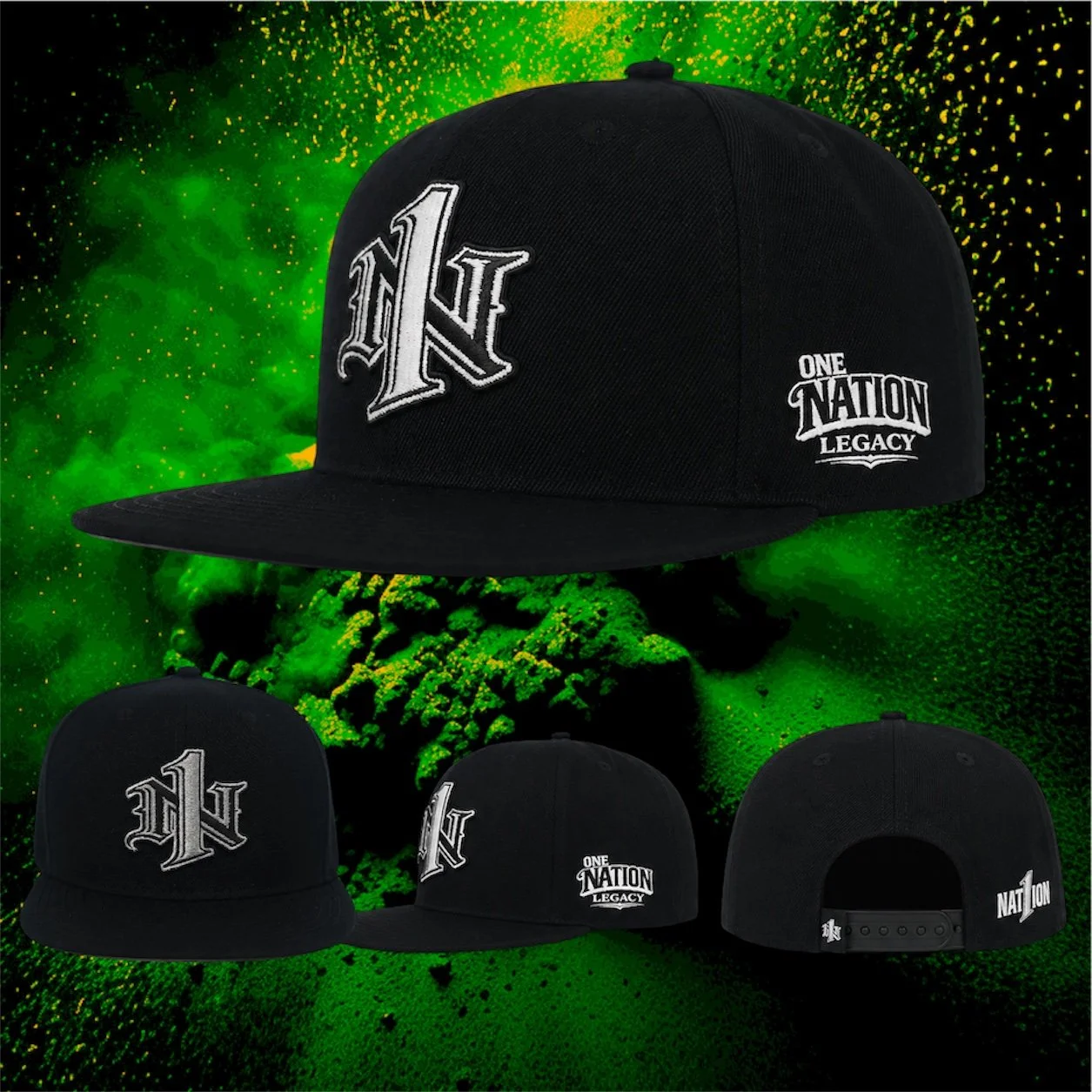 JUNE RELEASE - Pre-Order TODAY - ONL Silver & Black Snap Back