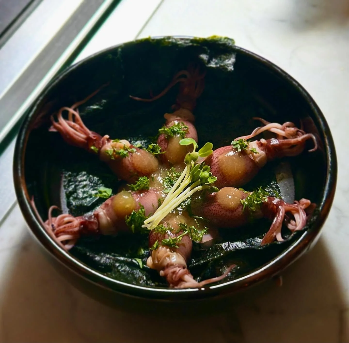 Once featured, now a fond memory ✨
This season we were graced with the firefly squid &mdash; a delicate, bold, and hard to forget menu item. Till next time!

#sushi #sushinote #omakase #fireflysquid #venturablvd