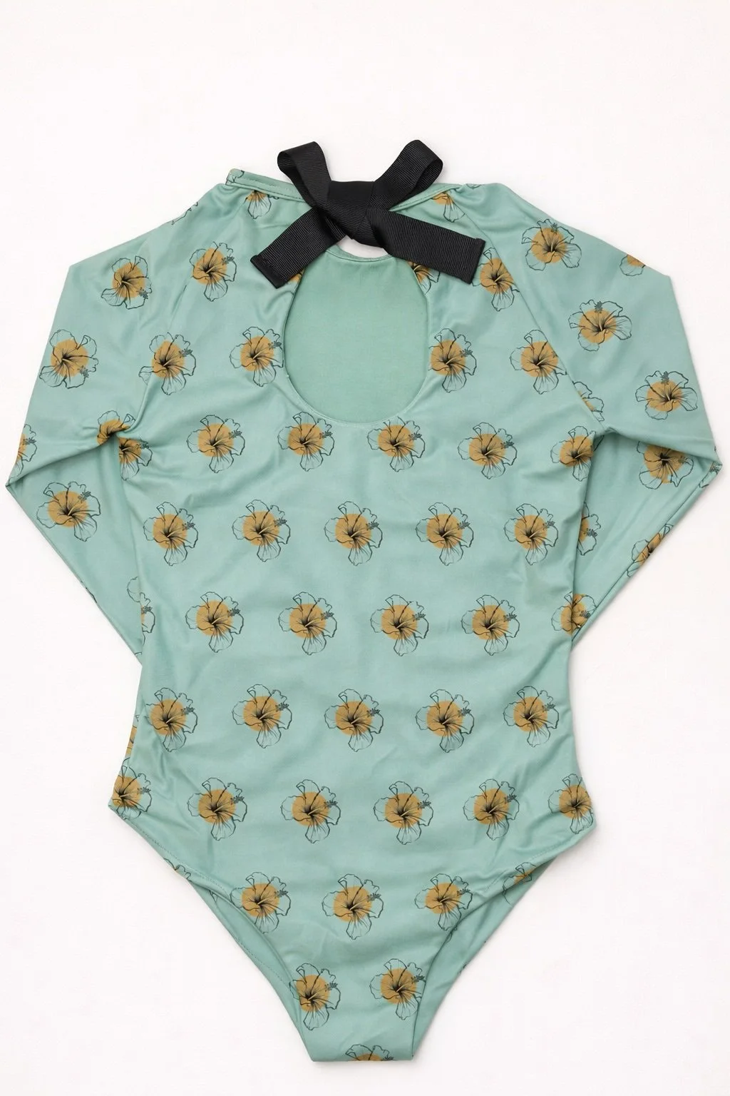 sage-hibiscus-long-sleeve-girls-swimsuit-back-brookes-closet.jpg