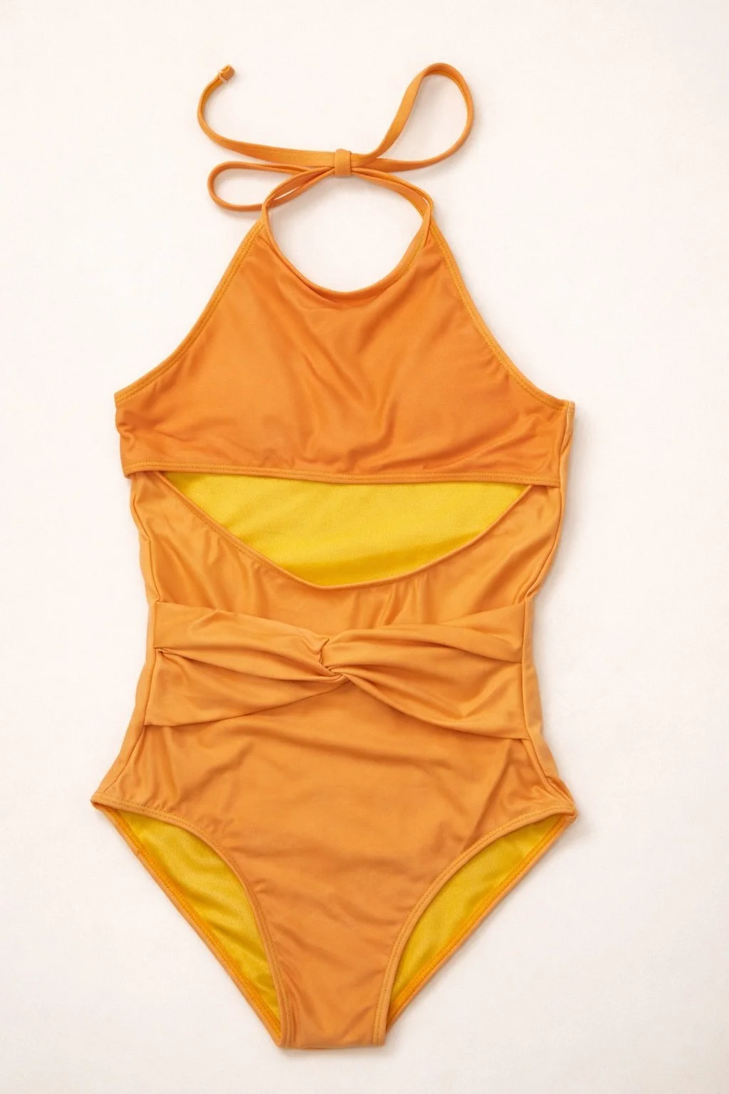 Sol Orange One-Piece Swimsuit (RPET)