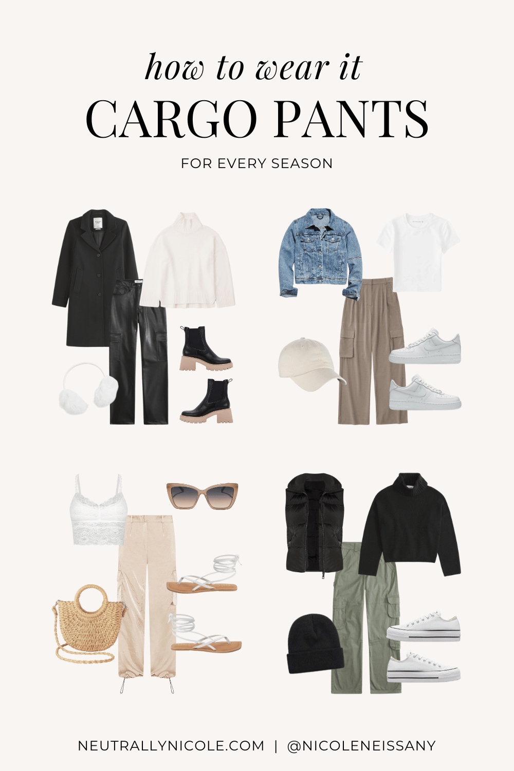 How To Style Cargo Pants For Every Season — Neutrally Nicole