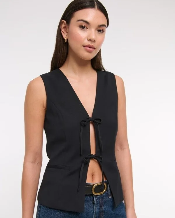 Abercrombie Tie-Front Vest [shop]