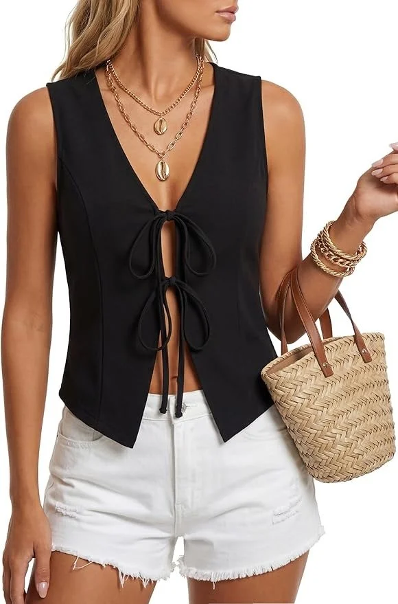 Amazon Tie-Front Vest [shop]