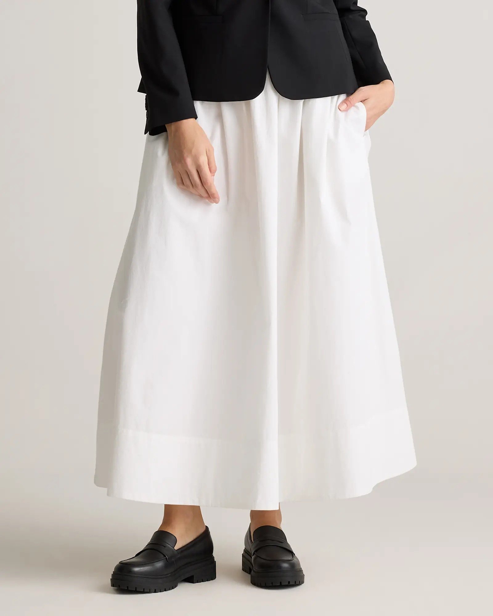 Quince Poplin Maxi Skirt [shop]