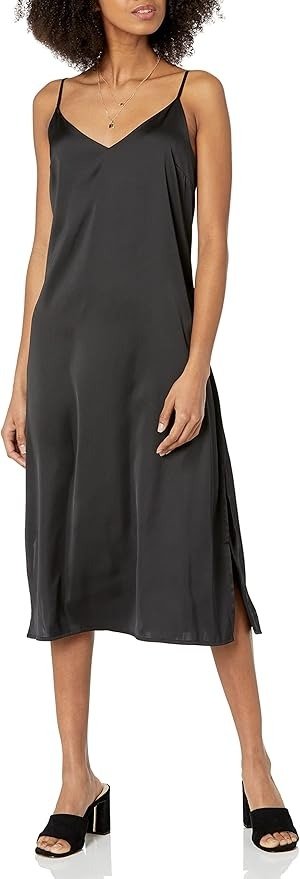 Amazon Satin Midi Dress [shop]