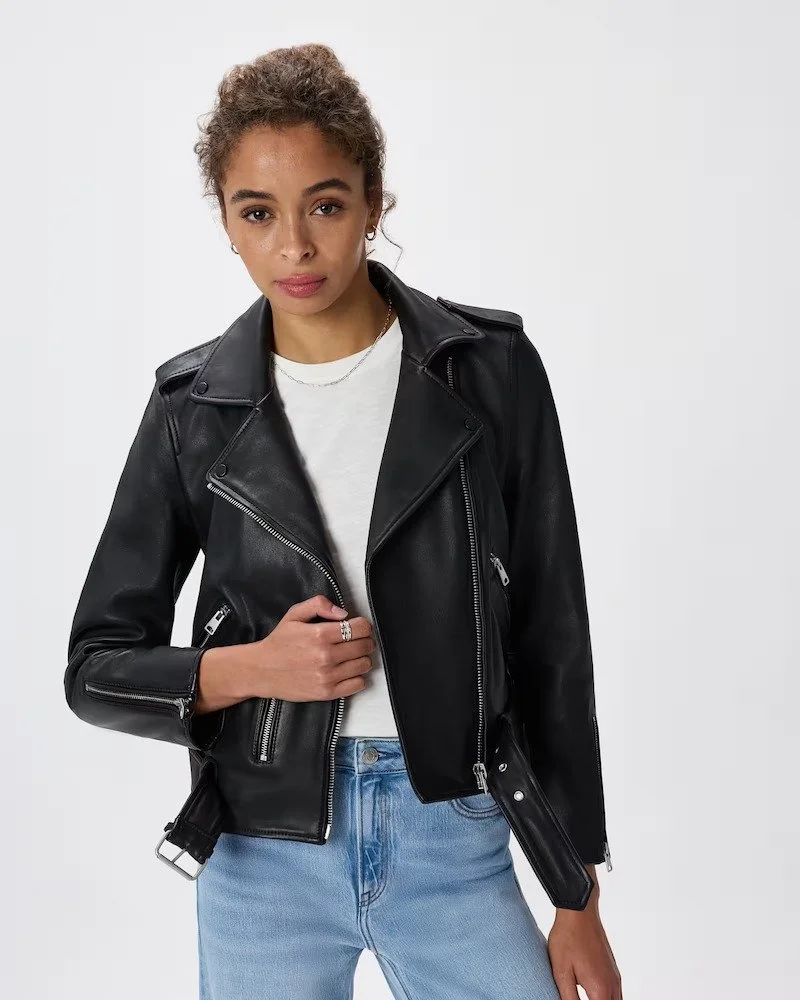 Quince Leather Moto Jacket [shop]