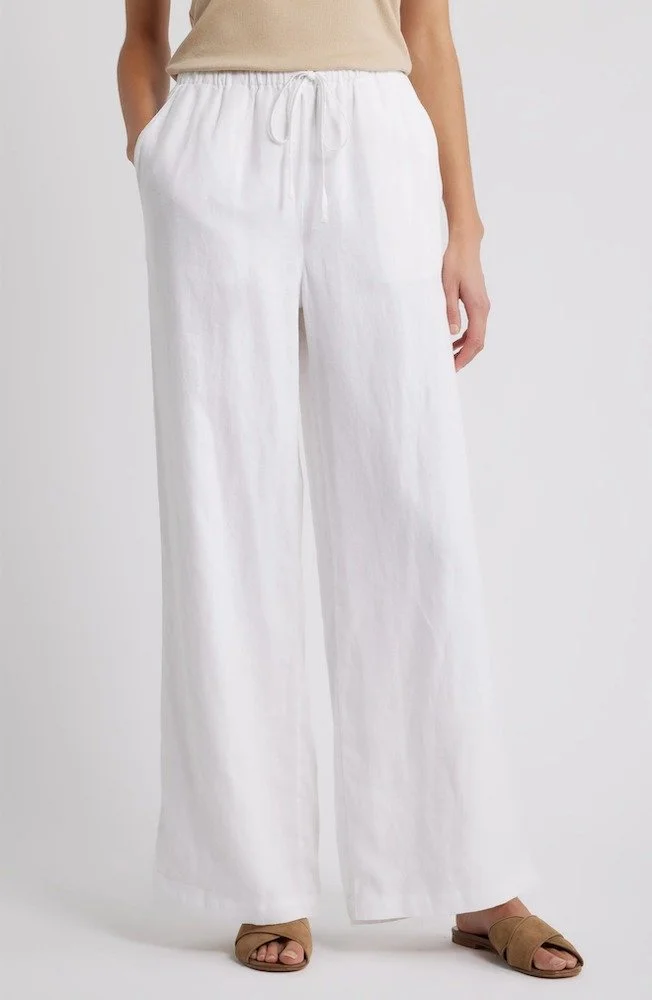 Nordstrom Wide Leg Linen Pants [shop]