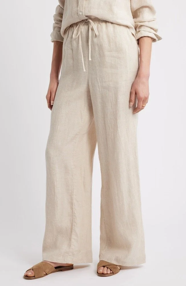 Nordstrom Wide Leg Linen Pants [shop]