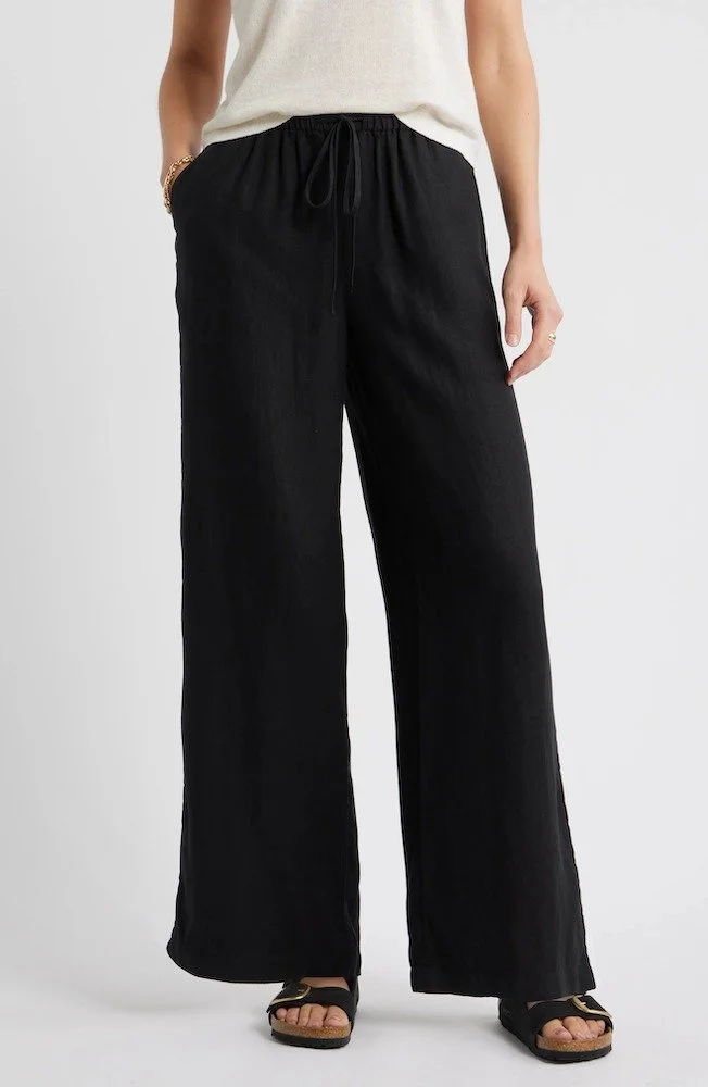Nordstrom Wide Leg Linen Pants [shop]