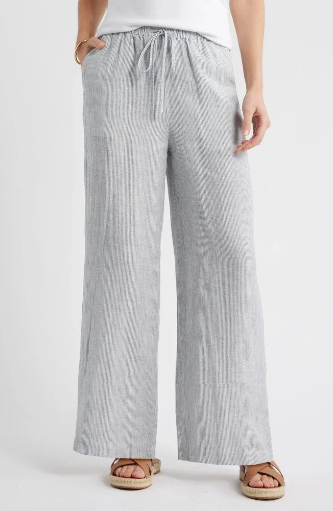 Nordstrom Wide Leg Linen Pants [shop]