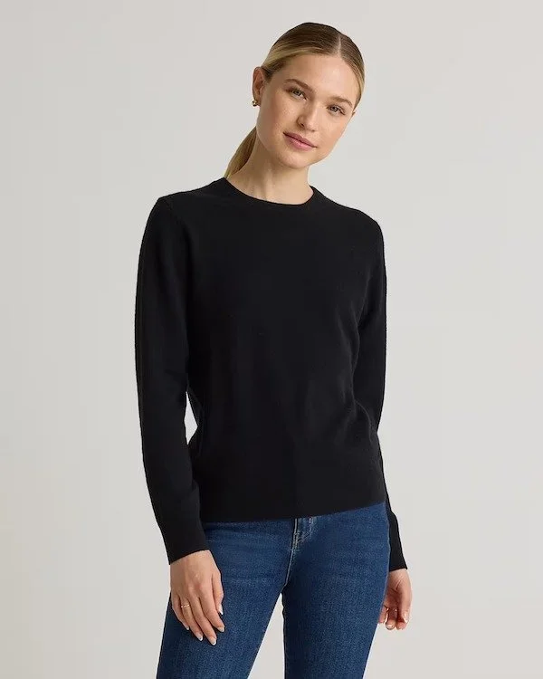 Quince Cashmere Crewneck Sweater [shop]