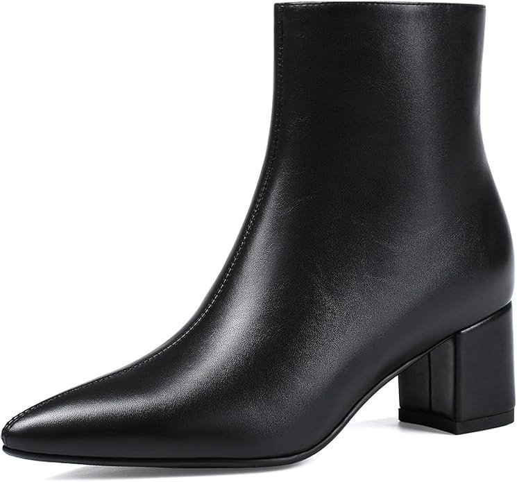 Amazon Leather Ankle Boots [shop]