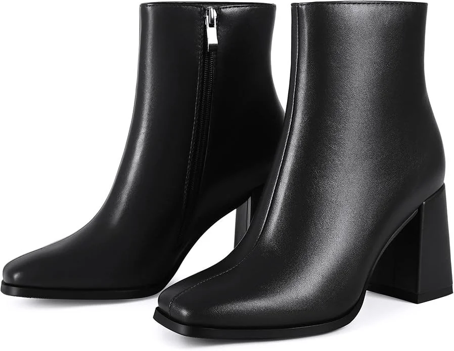 Amazon Leather Ankle Boots [shop]