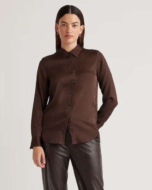 Quince Washable Silk Blouse [shop]