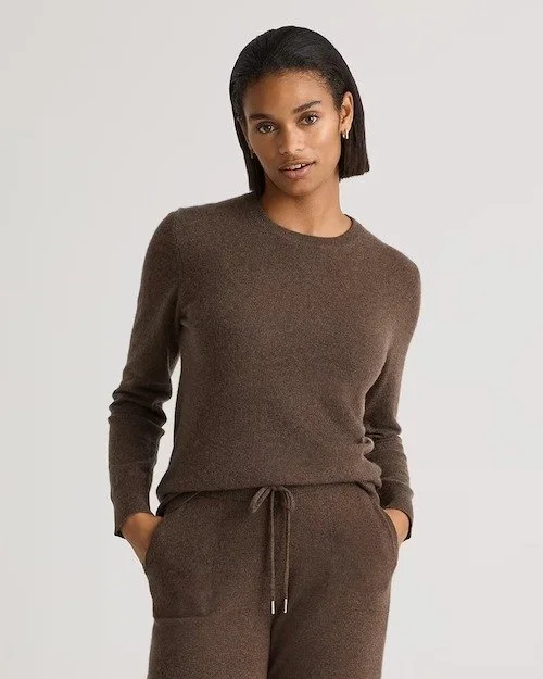 Quince Cashmere Crewneck Sweater [shop]