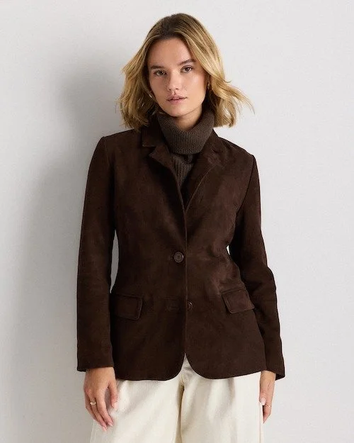 Quince Suede Jacket [shop]