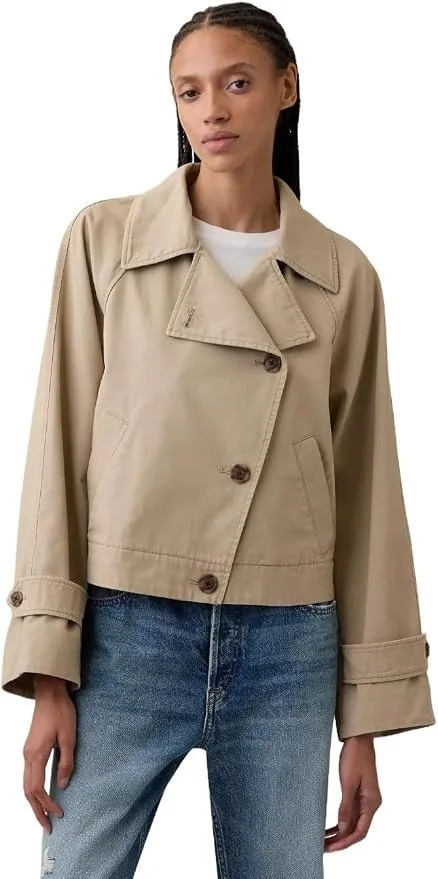 The Gap Cropped Trench [shop]