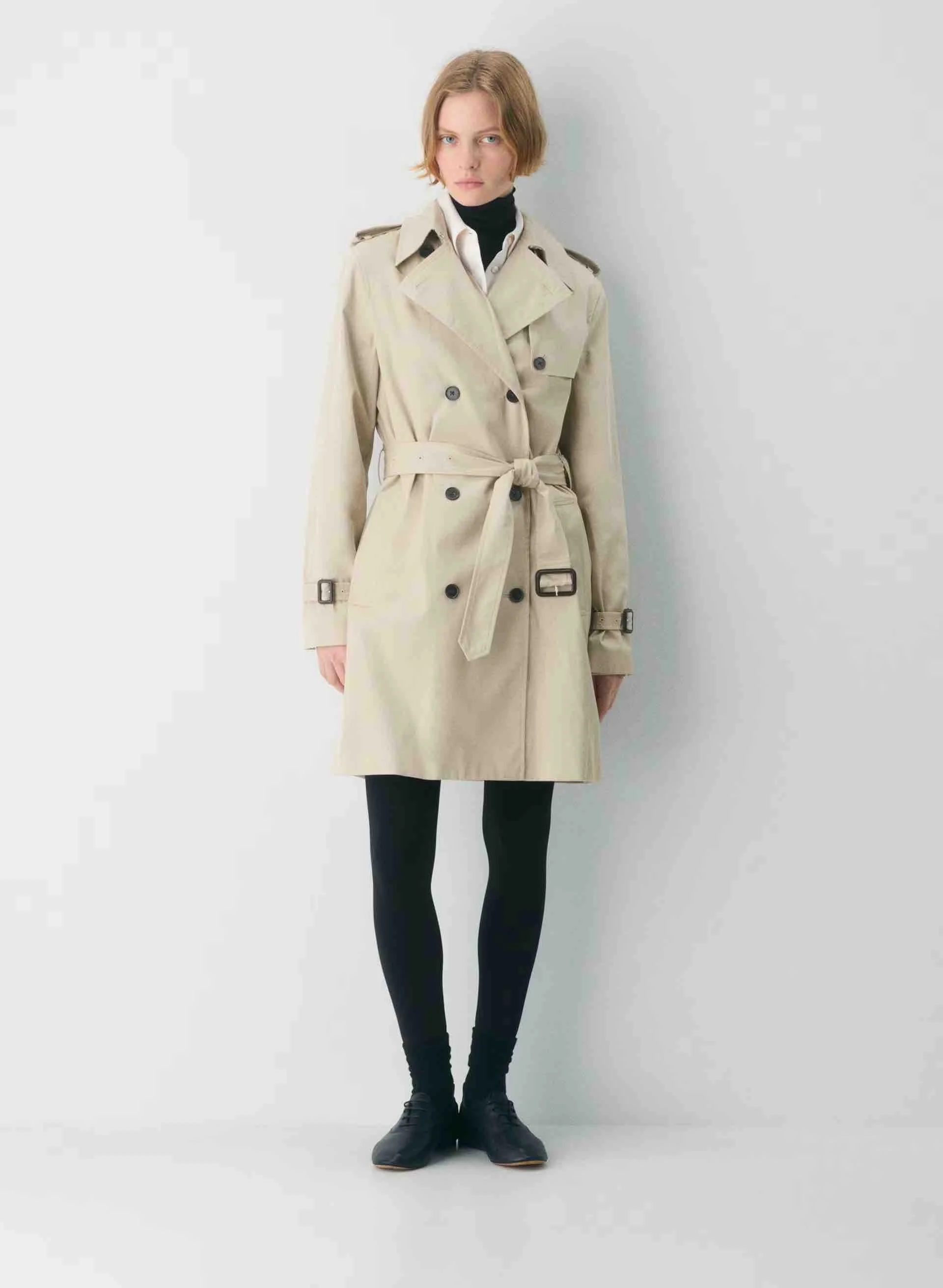 Aritzia Mid-Length Trench Coat [shop]