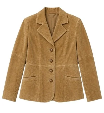 Chicos Suede Blazer Jacket [shop]