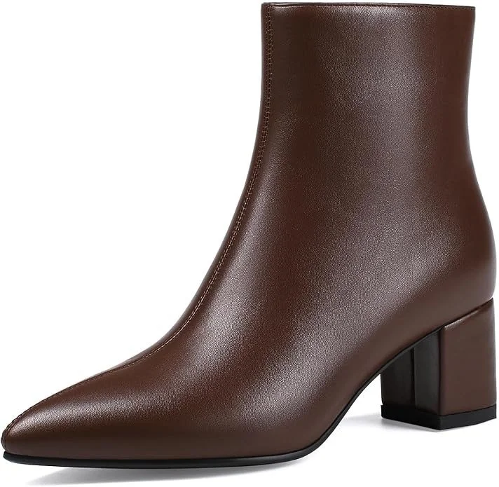 Amazon Leather Ankle Boots [shop]