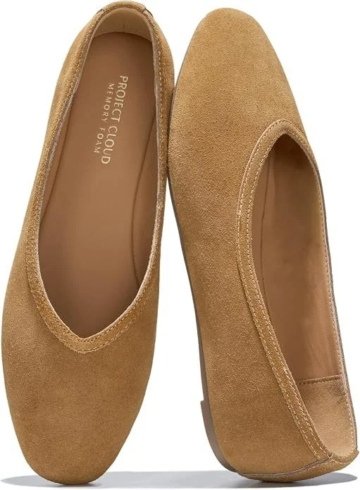 Amazon Suede Ballet Flats [shop]