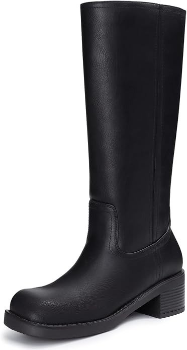 Amazon Leather Knee-High Boots [shop]