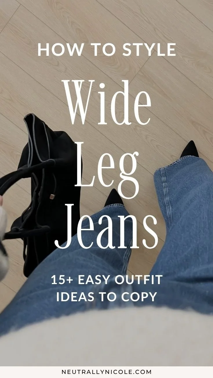 How to Style Wide Leg Jeans: 15+ Outfits to Copy