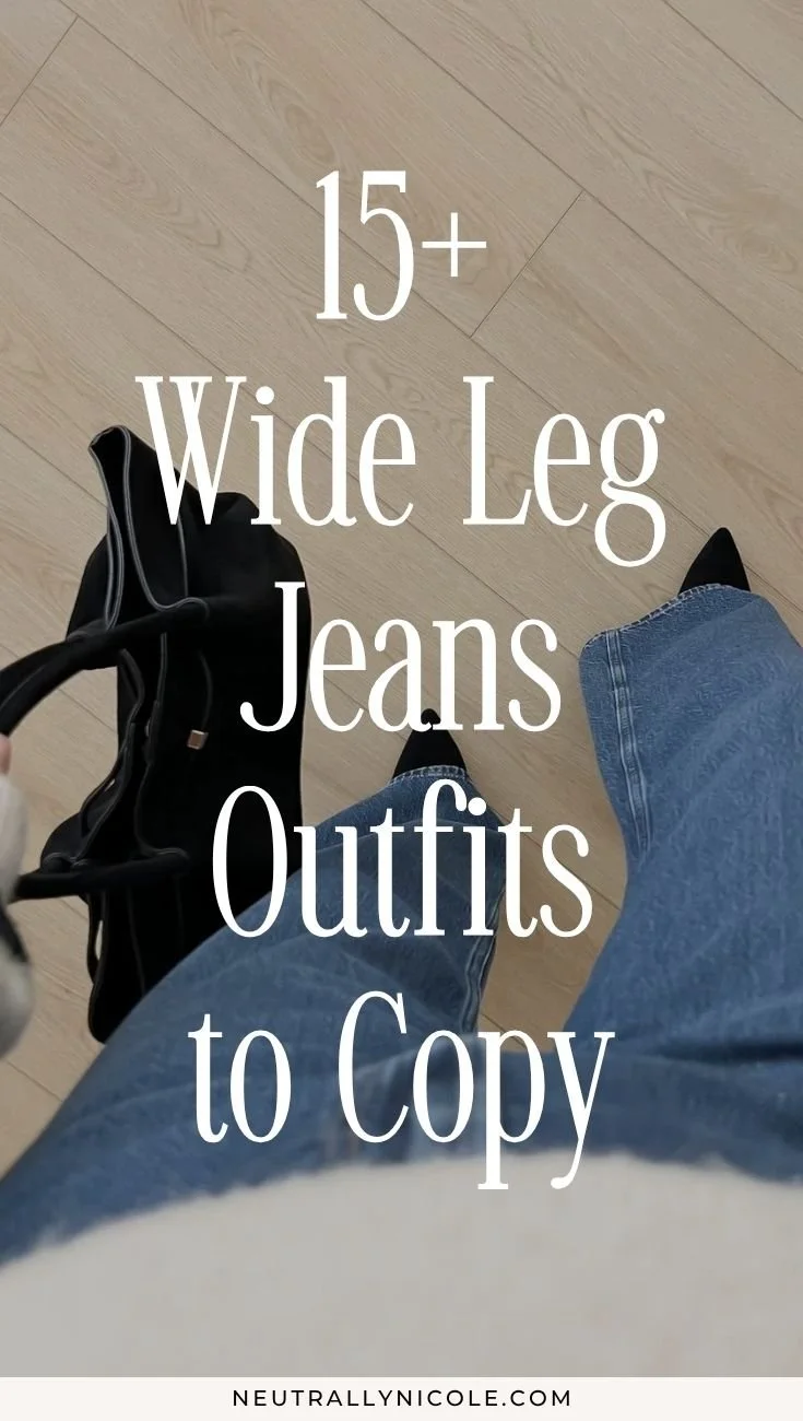 Wide Leg Jeans Outfits to Copy for Every Occasion