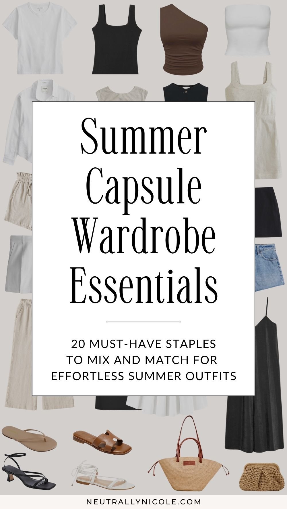 20 Summer Capsule Wardrobe Essentials You Must Have