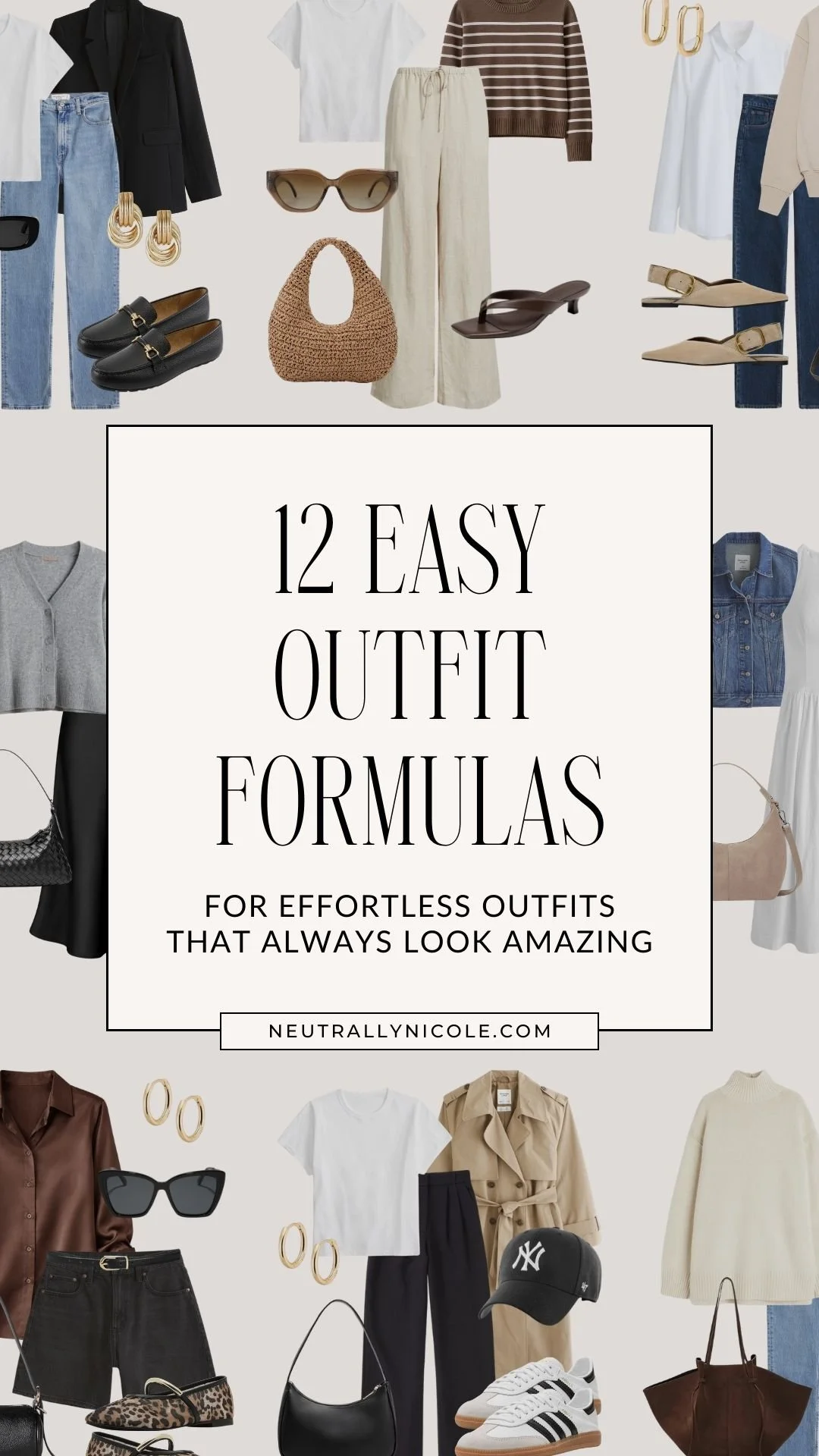 Easy outfit formulas for effortless outfits