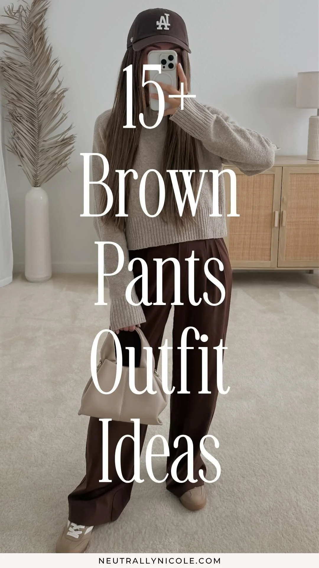 Brown pants outfit ideas for women to copy for every season and occasion