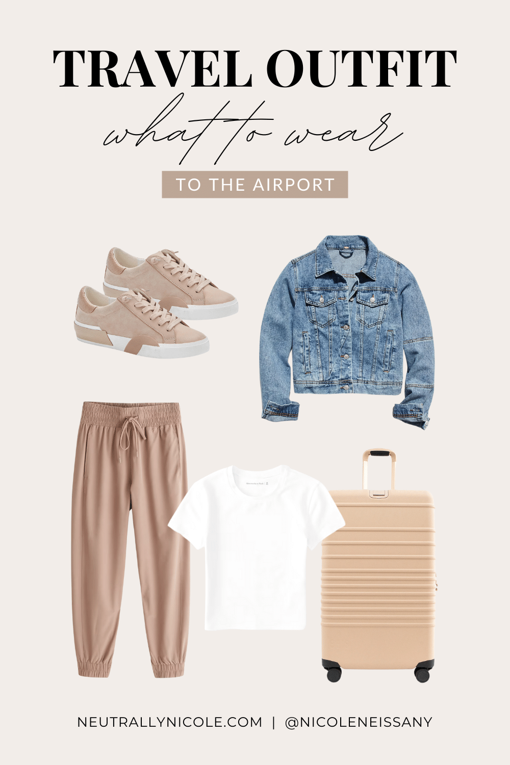 Neutral Airport Outfits That Are Cozy and Effortlessly Chic