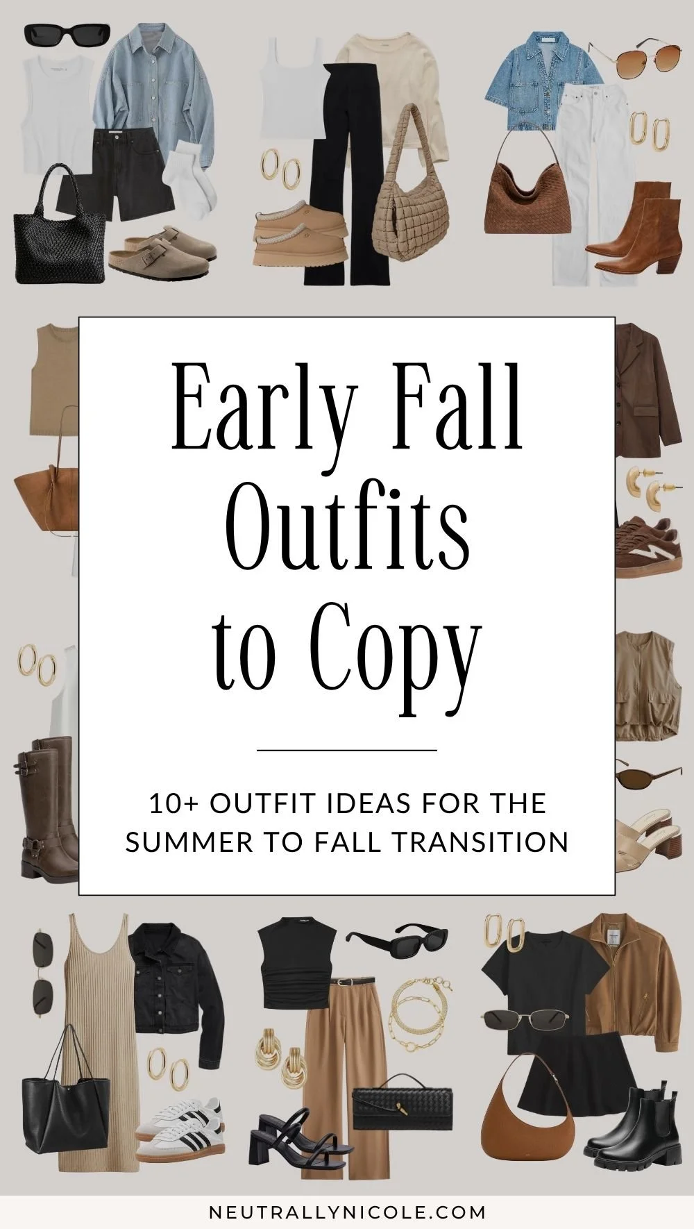 10+ Early Fall Outfits to Copy for Warm Days
