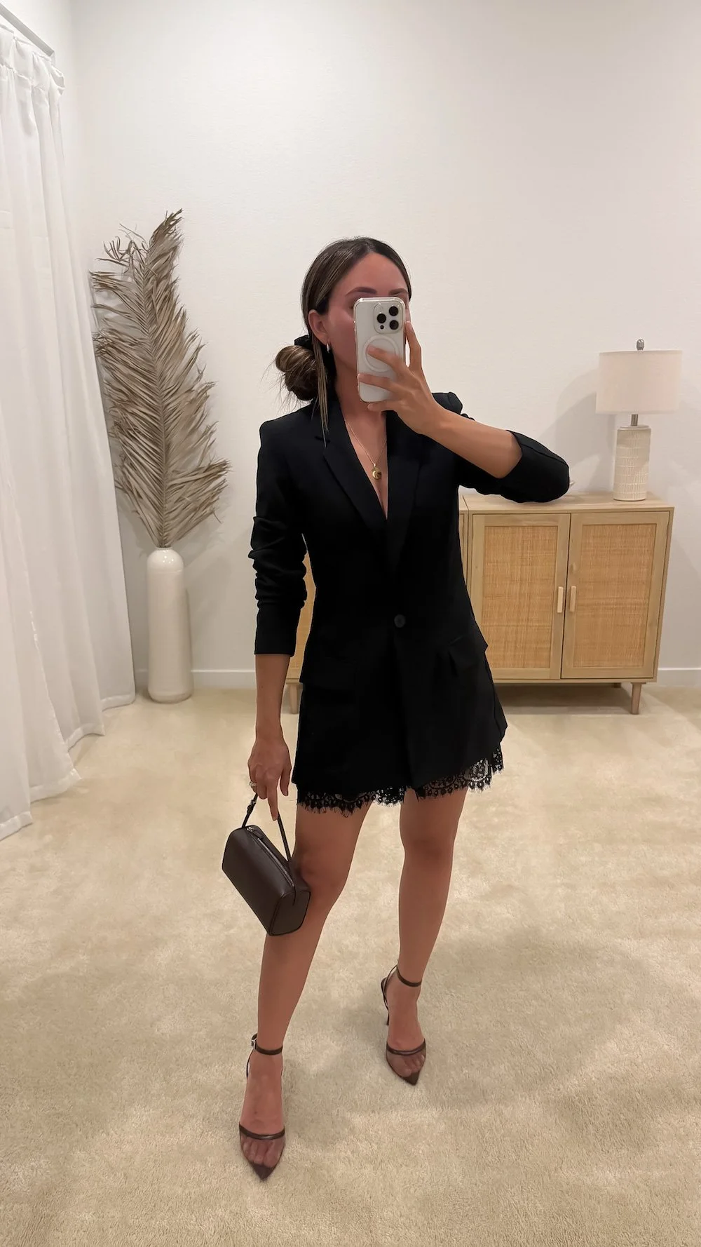 Neutral Capsule Wardrobe Blazer Dress