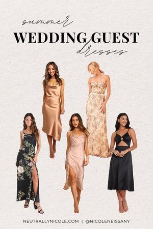 Neutral Wedding Guest Dresses For Summer — Neutrally Nicole