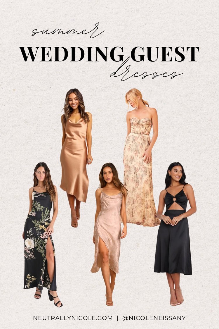 Neutral Wedding Guest Dresses For Summer — Neutrally Nicole