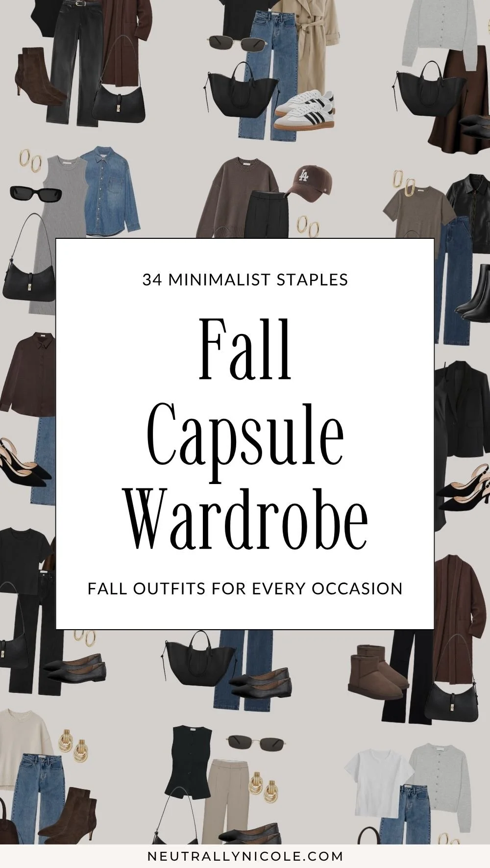 Fall Capsule Wardrobe: 34 Pieces for 100+ Minimalist Outfit Ideas