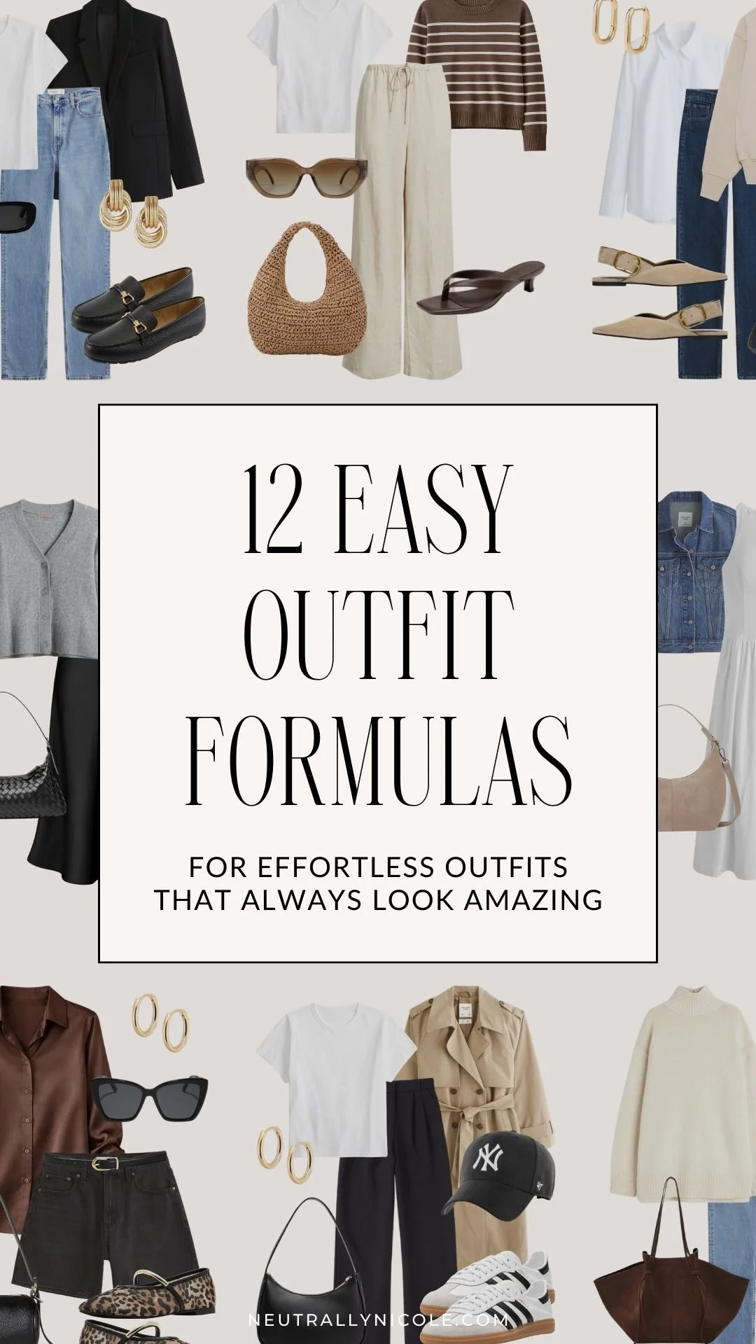 Easy outfit formulas for effortless outfits