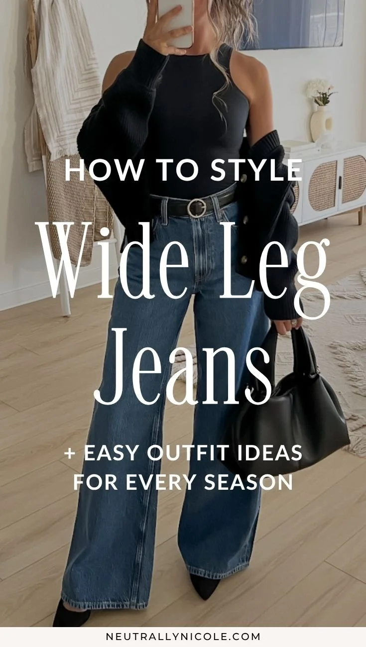 How to Style Wide Leg Jeans: Outfit Ideas for Every Season