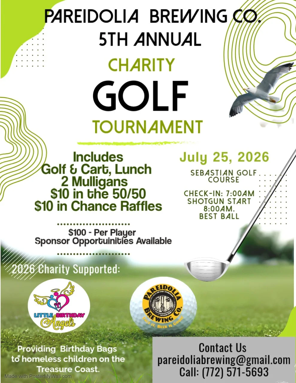 Pareidolia Brewing's 5th Annual Golf Tournament