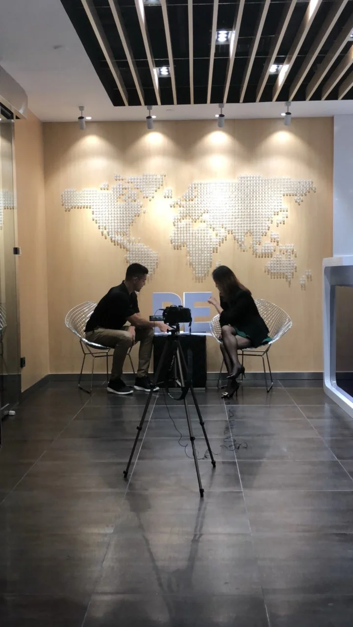 At Colliers International, Guangzhou.