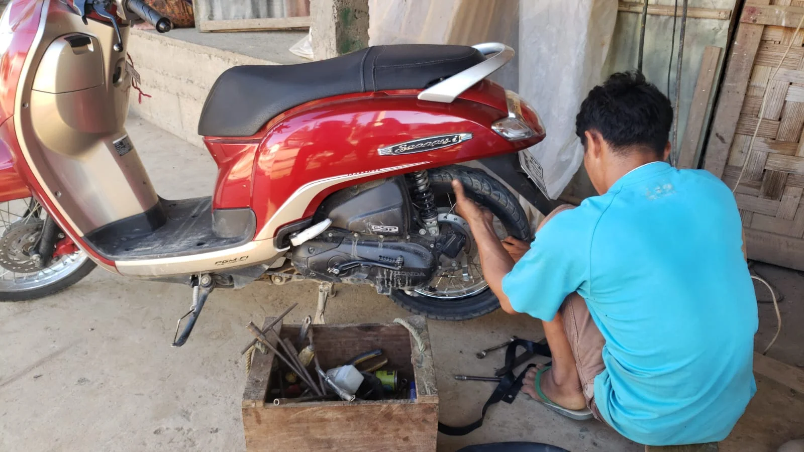 The village mechanic.