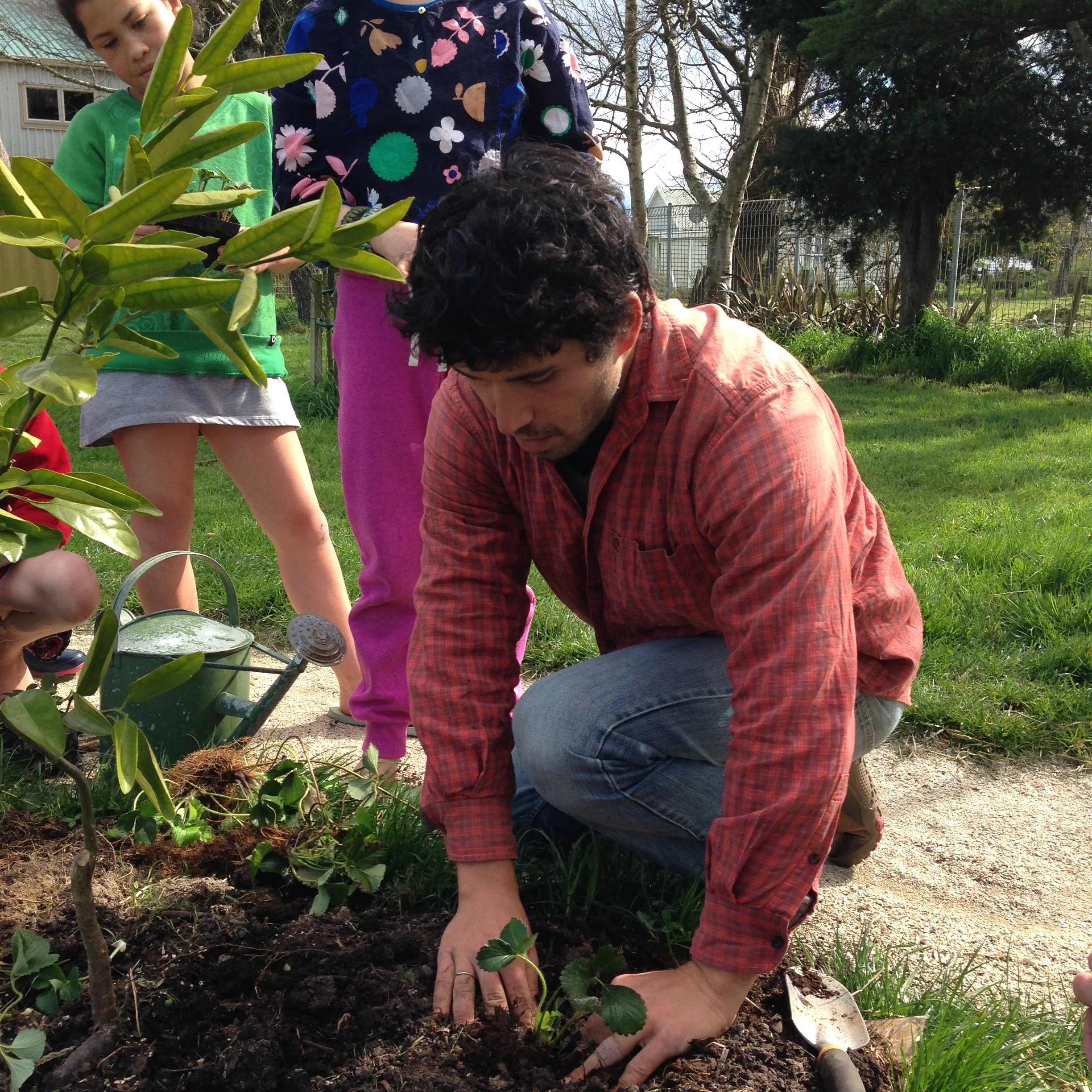 A Visit from Yotam Kay and Building an Outdoor Classroom