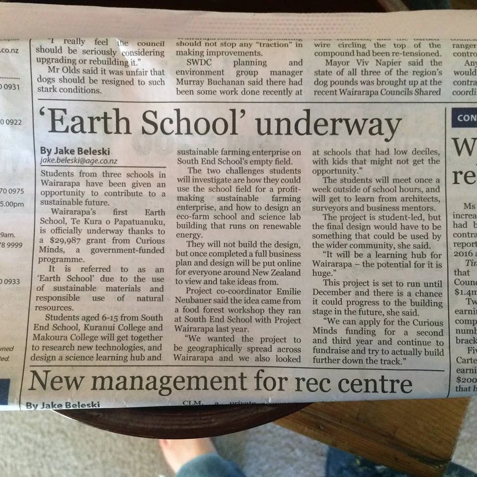 Article in Wairarapa Times Age