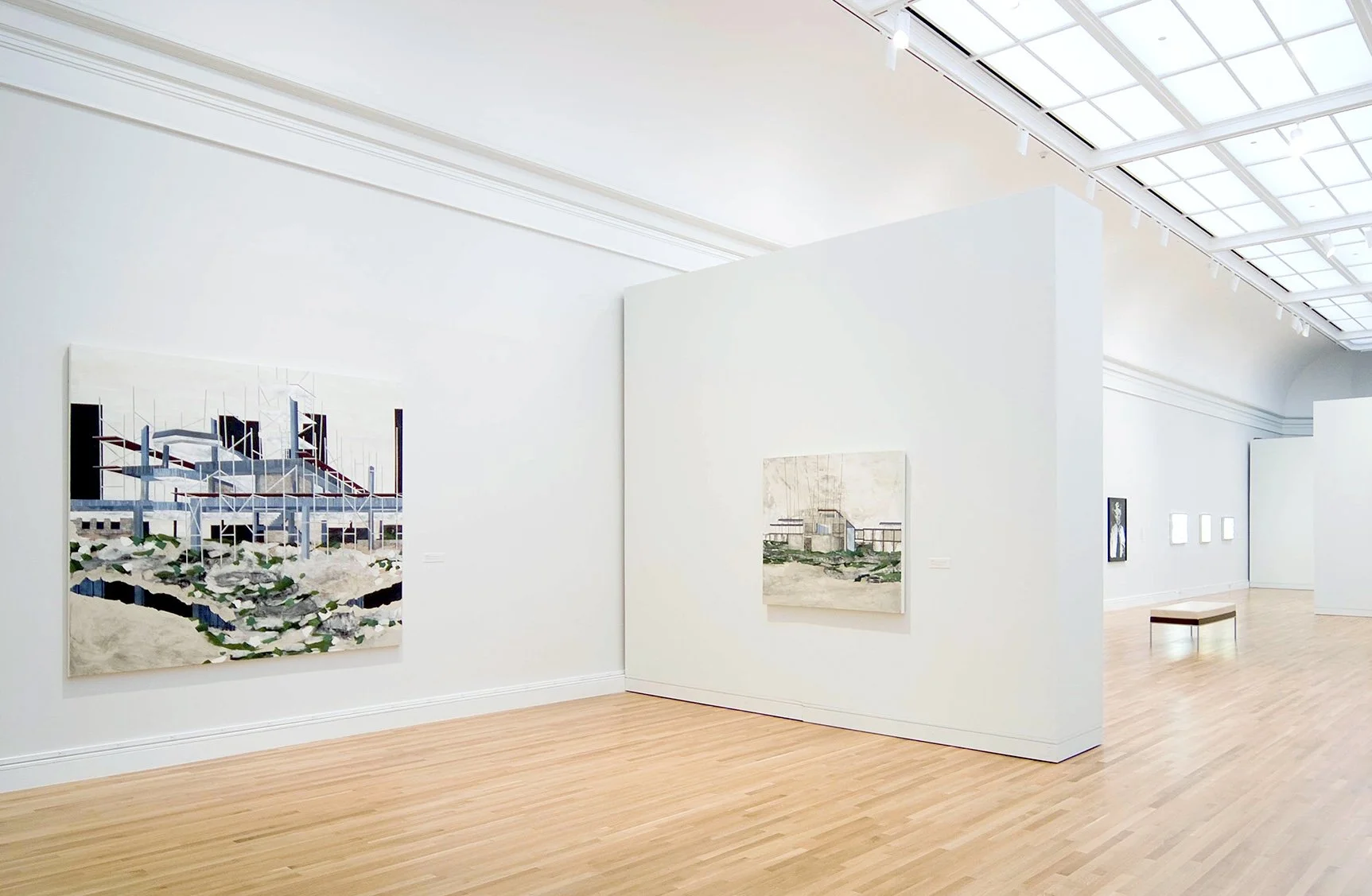   Installation View , Untitled(History Painting):Public Life in the 21rst Century    University of Michigan Museum of Art    2009  