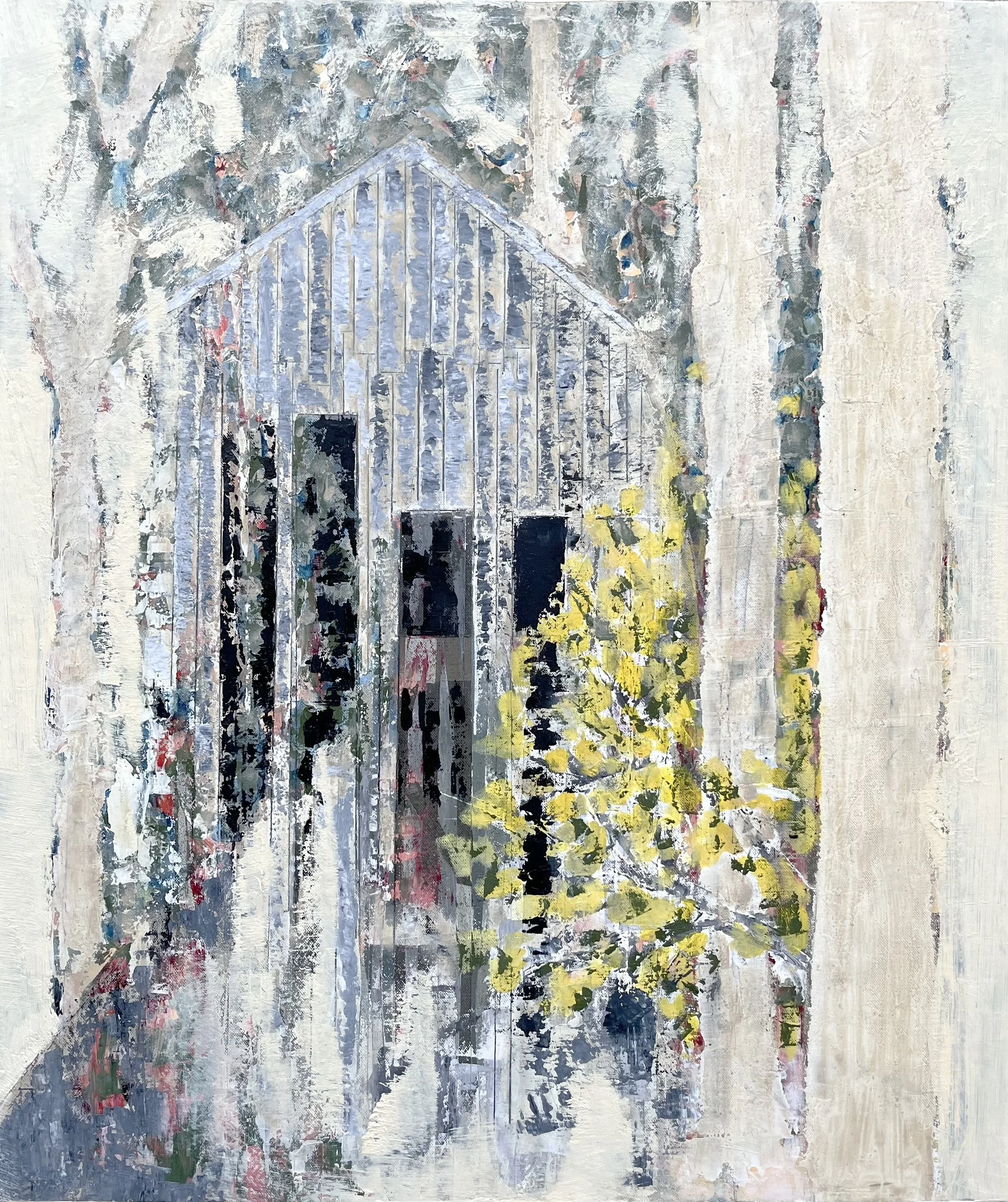   Barn    Oil on Canvas over Panel    28”x 22”    2022  