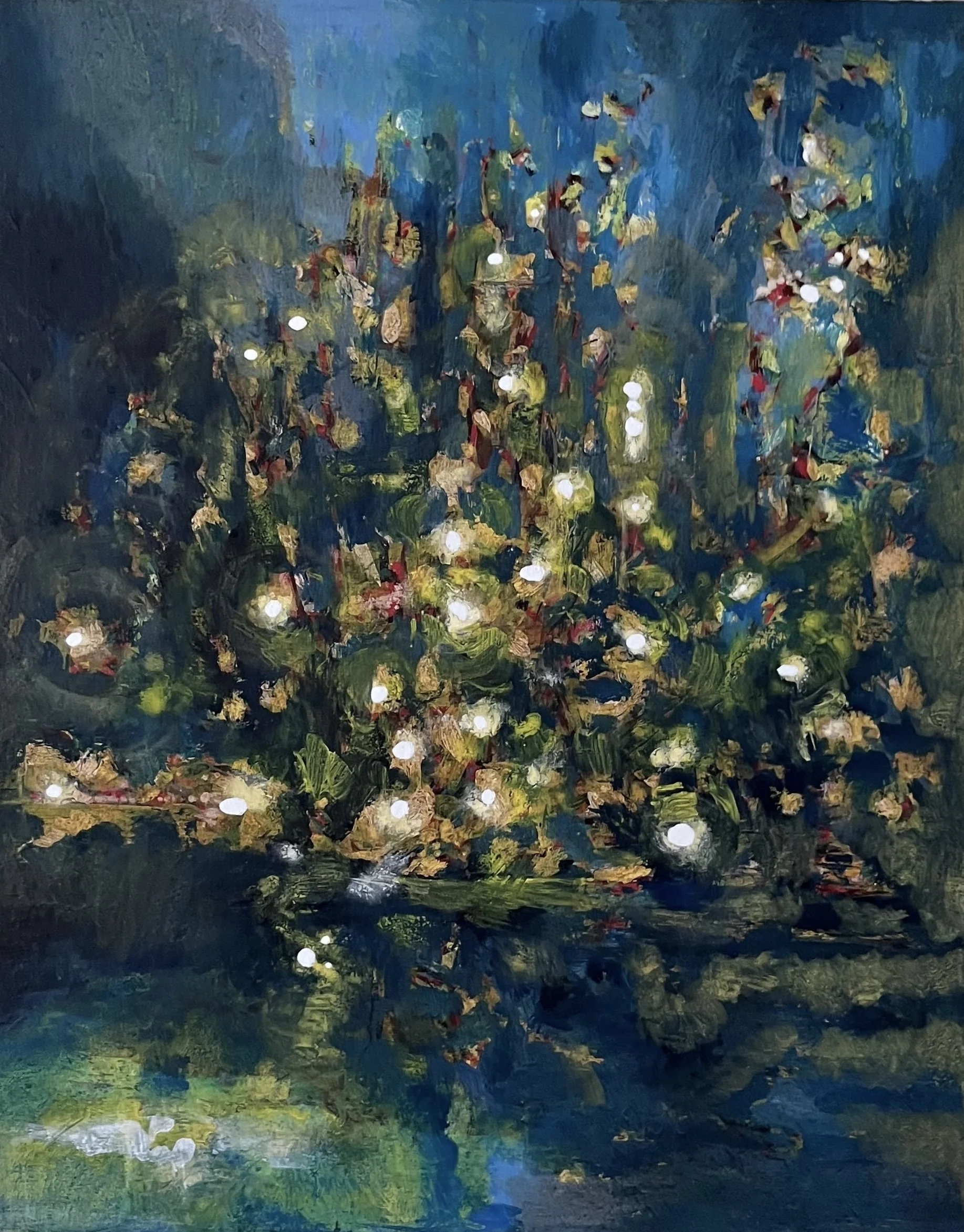   Falling Rocket     Oil on Canvas over Panel    10”x 8”     2022  