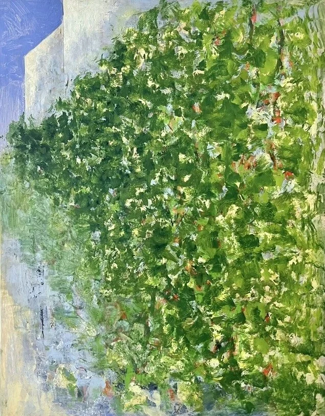   Hedge    Oil on Canvas over Panel    27”x 21”    2025  